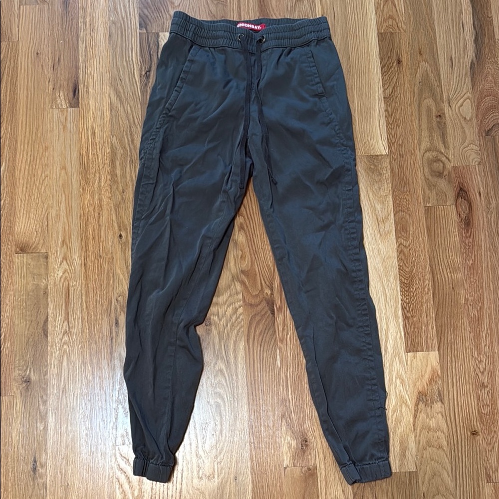 UNIONBAY Joggers, Olive Green, JUNIORS Size XS